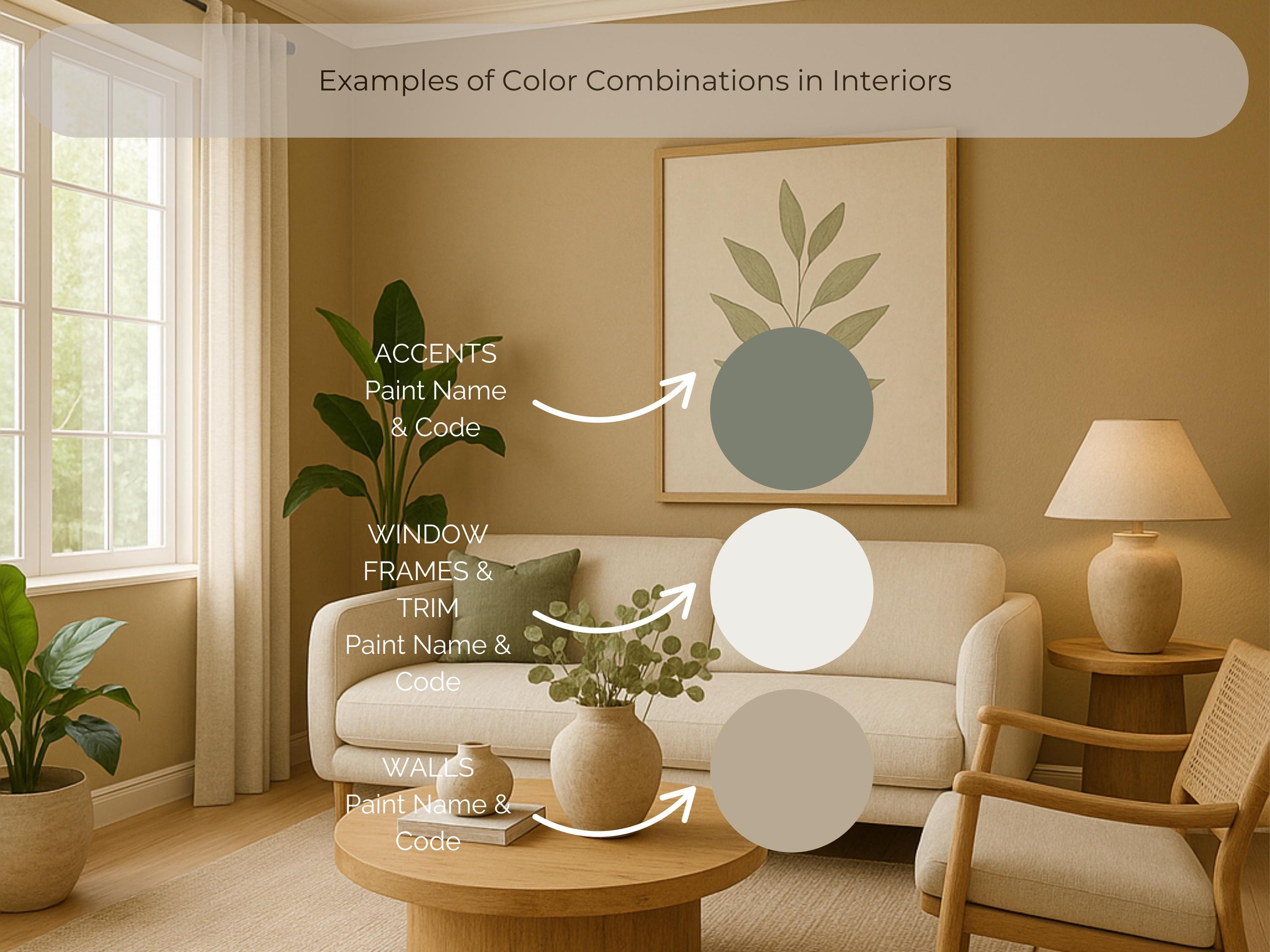 Sherwin Williams Color Of The Year 2026: Universal Khaki Coordinating Colors | SW 6150 (Instant Download)