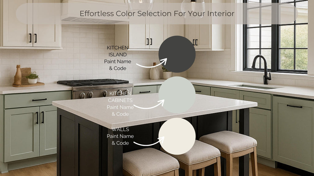 Sherwin Williams Greek Villa Coordinating Colors: Mini Whole House Paint Palette | SW 7551 (Instant Download)