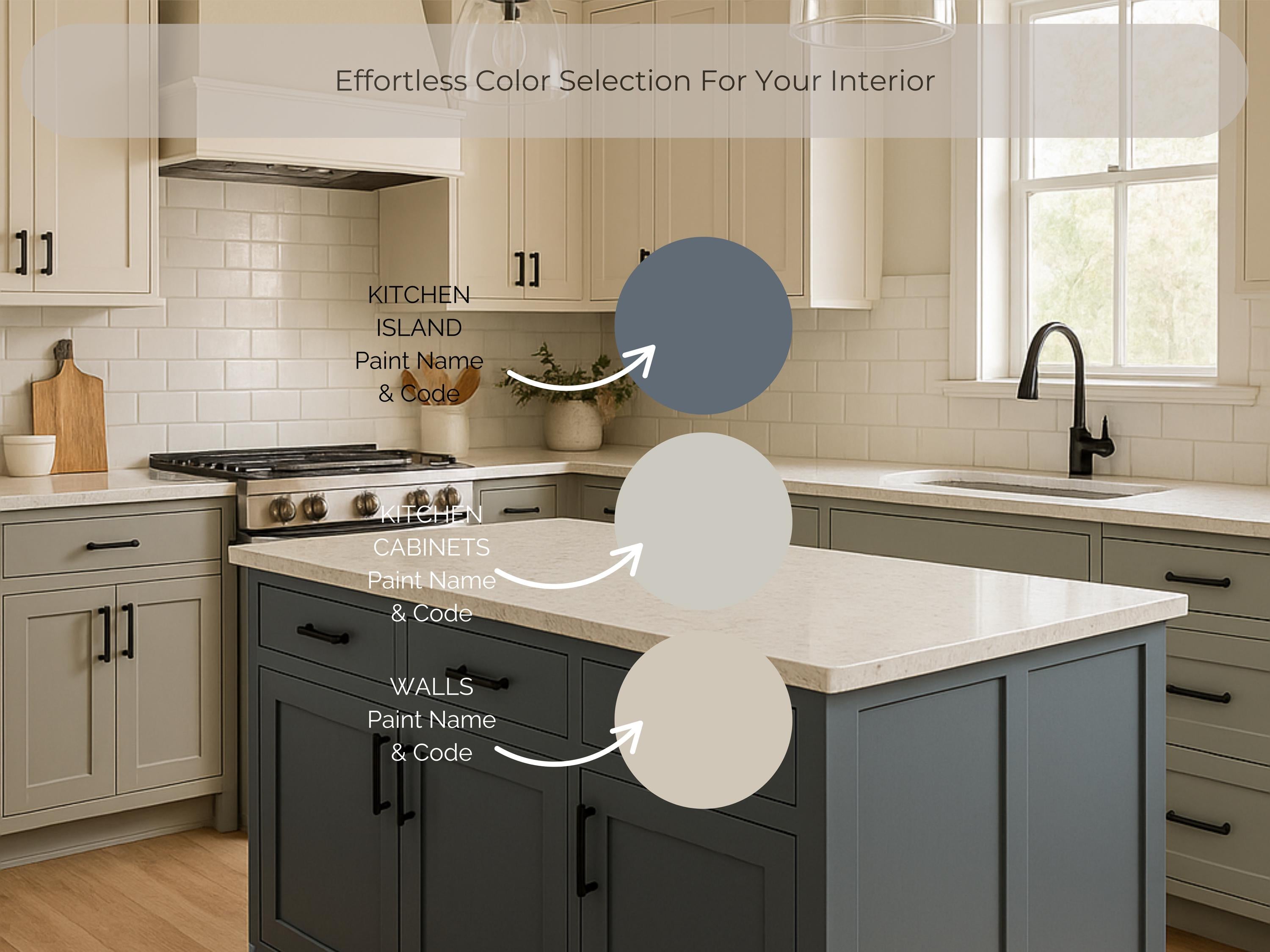 Sherwin Williams Alabaster Coordinating Colors: Mini Whole Home Paint Palette | SW 7008 (Instant Download)