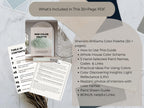 Sherwin Williams Sea Salt Coordinating Colors: Mini Whole Home Paint Palette | SW 6204 (Instant Download)