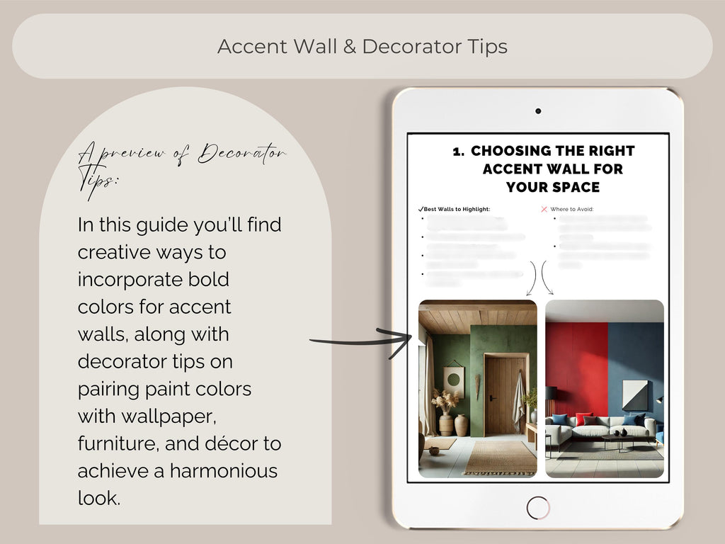 Sherwin Williams Paint Color & Sheen Guide (Instant Download)