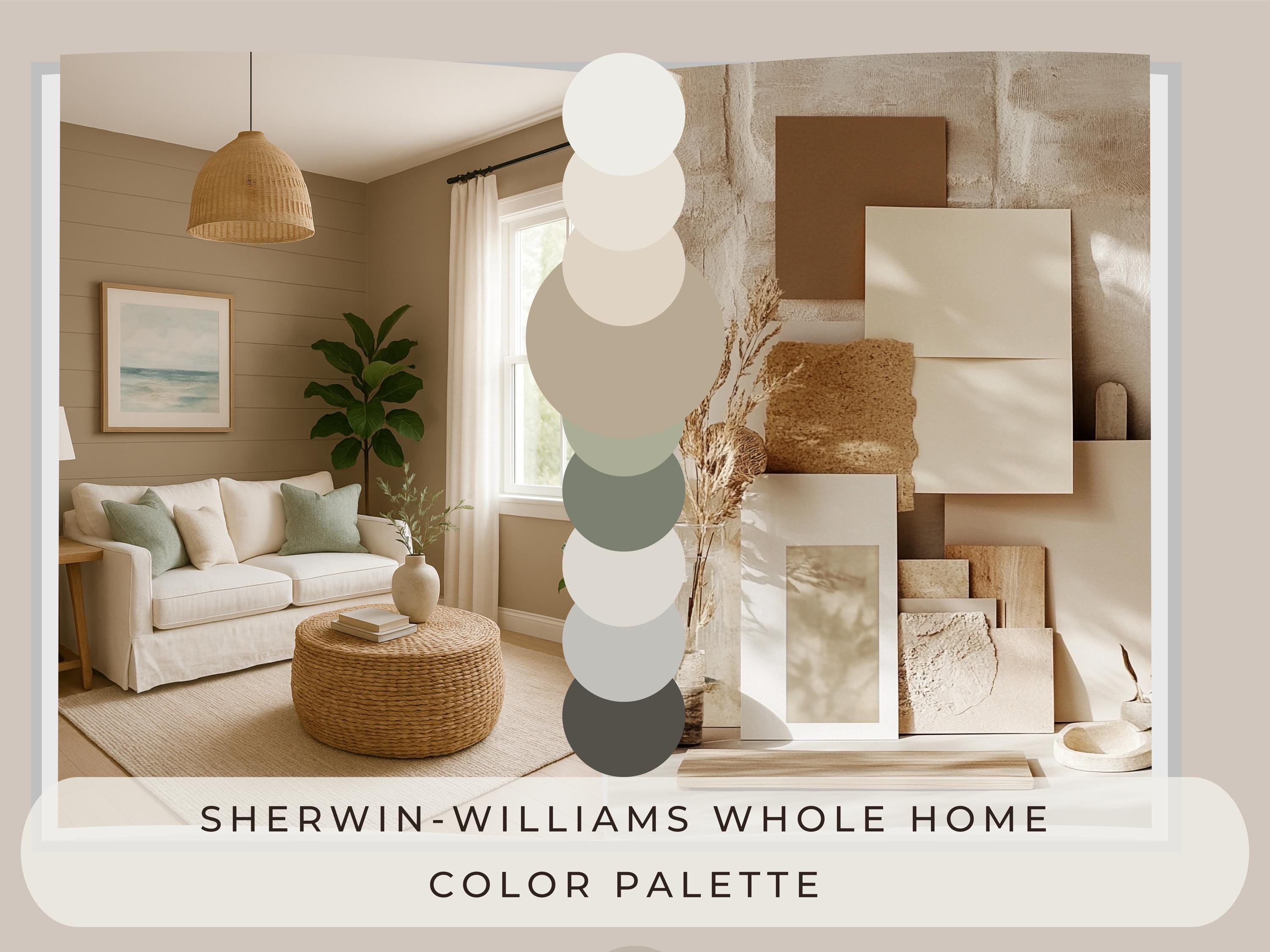 Sherwin Williams Color Of The Year 2026: Universal Khaki Coordinating Colors | SW 6150 (Instant Download)