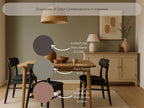 Sherwin Williams Shiitake Coordinating Colors: Japandi Paint Palette Guide | SW 9173 (Instant Download)