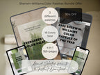 Bundle: Sherwin Williams Evergreen Fog & Ironclad Whole House Paint Palettes | 30% OFF (Instant Download)