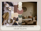 Sherwin Williams Coordinating Colors For Wabi Sabi & Japandi Interiors: Whole House Paint Palette Guide (Instant Download)