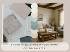 Sherwin Williams Calm Neutral Coordinating Colors: Whole House Paint Palette (Instant Download)