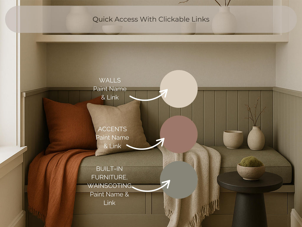 Bundle: Sherwin Williams Japandi & Cozy Neutrals Whole House Paint Palettes | 30% OFF (Instant Download)