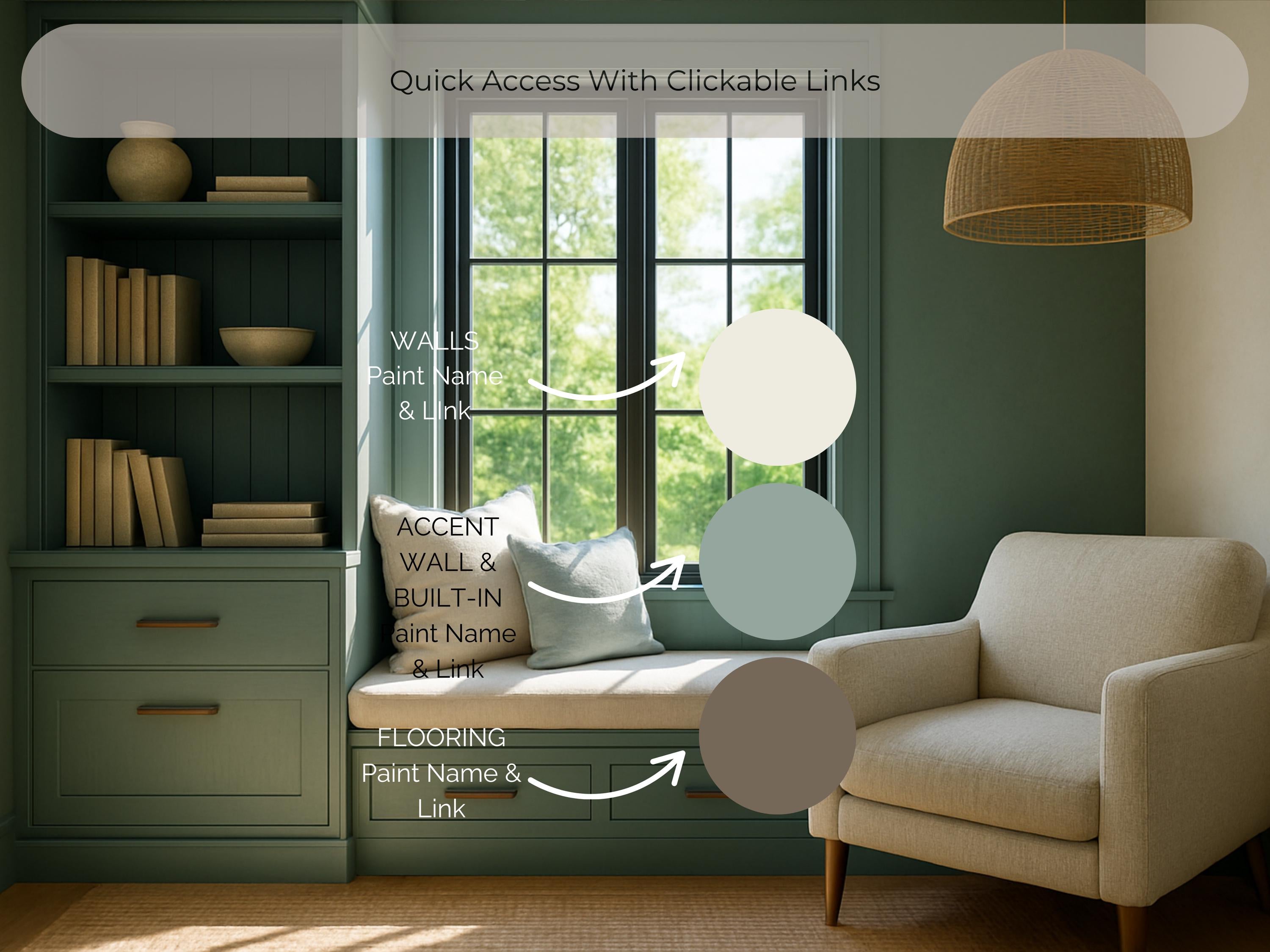 Bundle: Sherwin Williams Cozy Neutral & Calm Whole House Paint Palettes | 30% OFF (Instant Download)