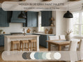 Sherwin Williams Rain Cloud Coordinating Colors: Moody Blue Gray Whole Home Paint Palette (Instant Download)