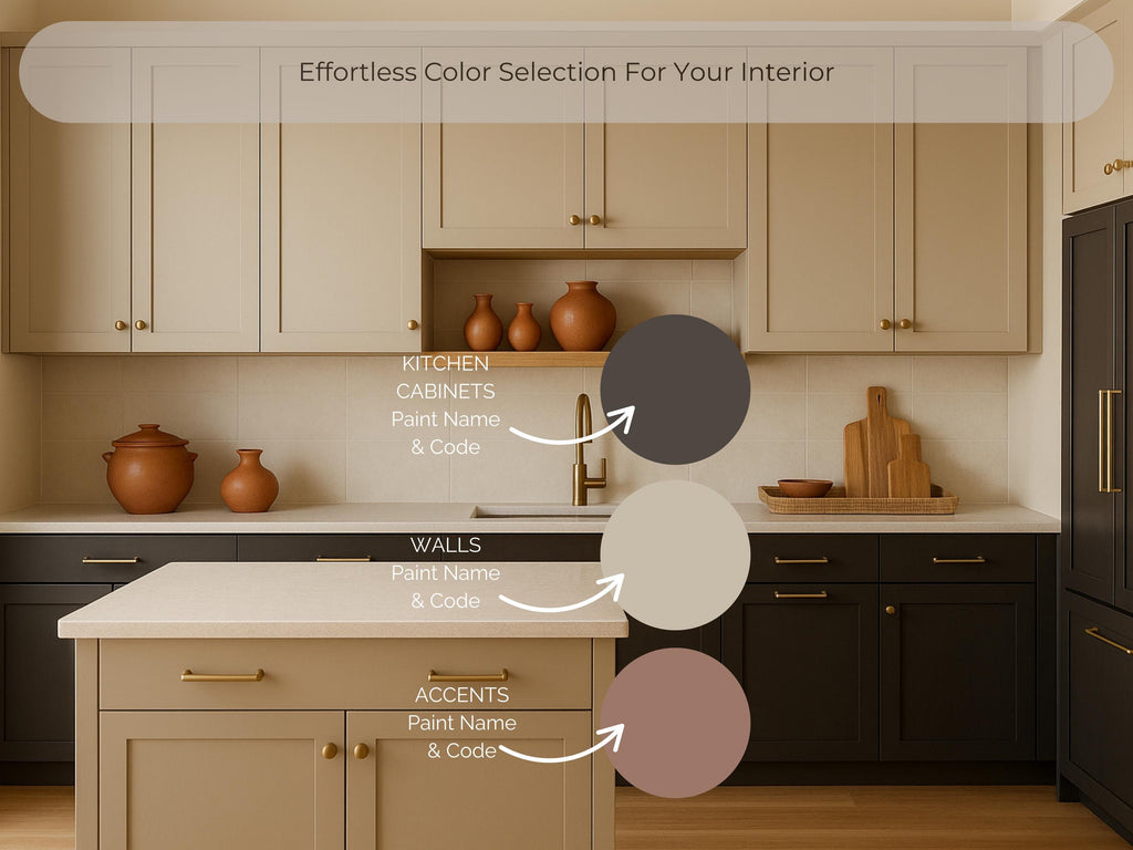 Sherwin Williams Shiitake Coordinating Colors: Japandi Paint Palette Guide | SW 9173 (Instant Download)