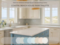 Sherwin Williams Coastal Beach House Coordinating Colors: Whole House Paint Palette (Digital Download)