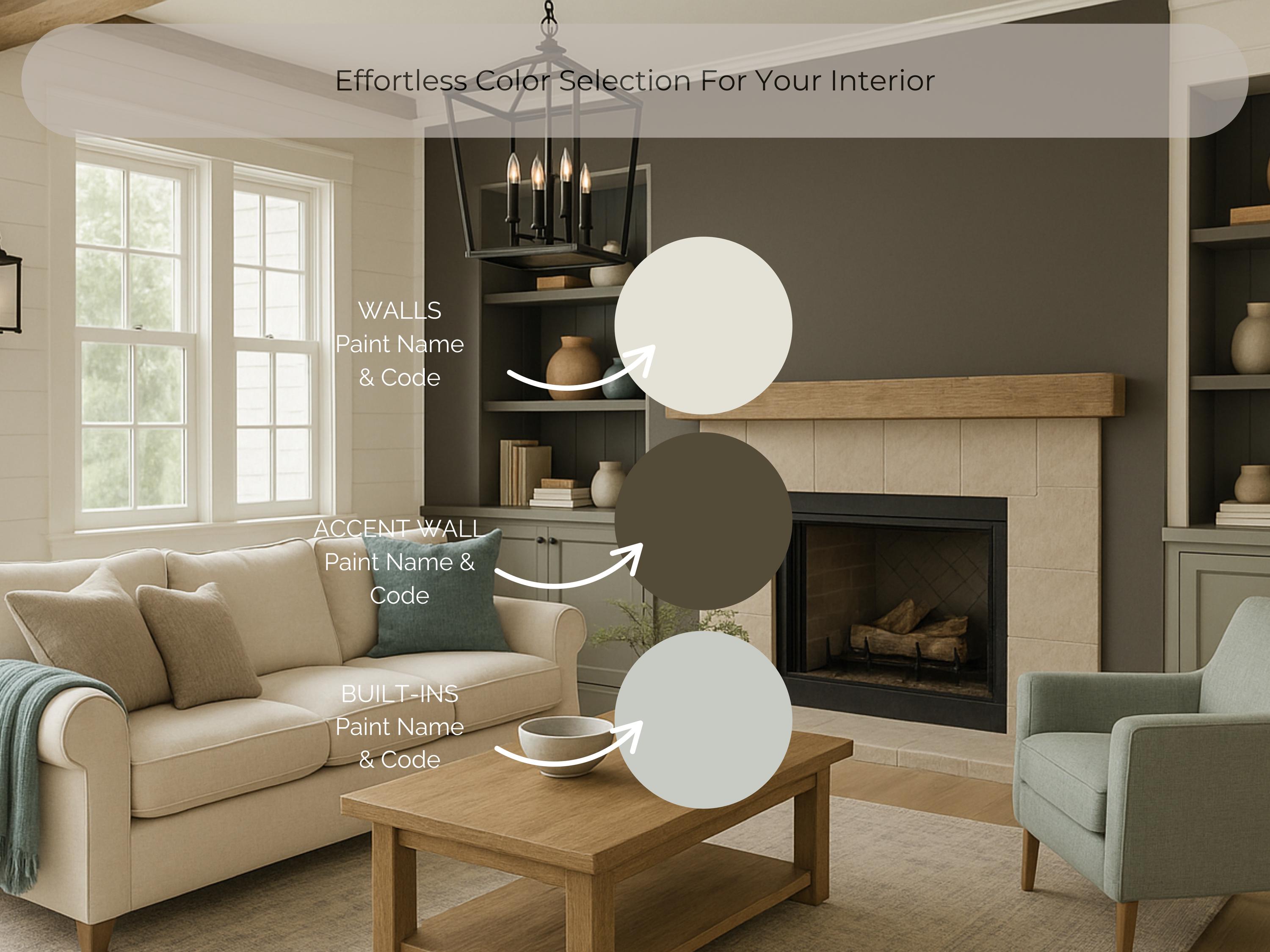 Sherwin Williams Cotton Coordinating Colors: Modern Farmhouse Paint Palette | SW 9581 (Instant Download)