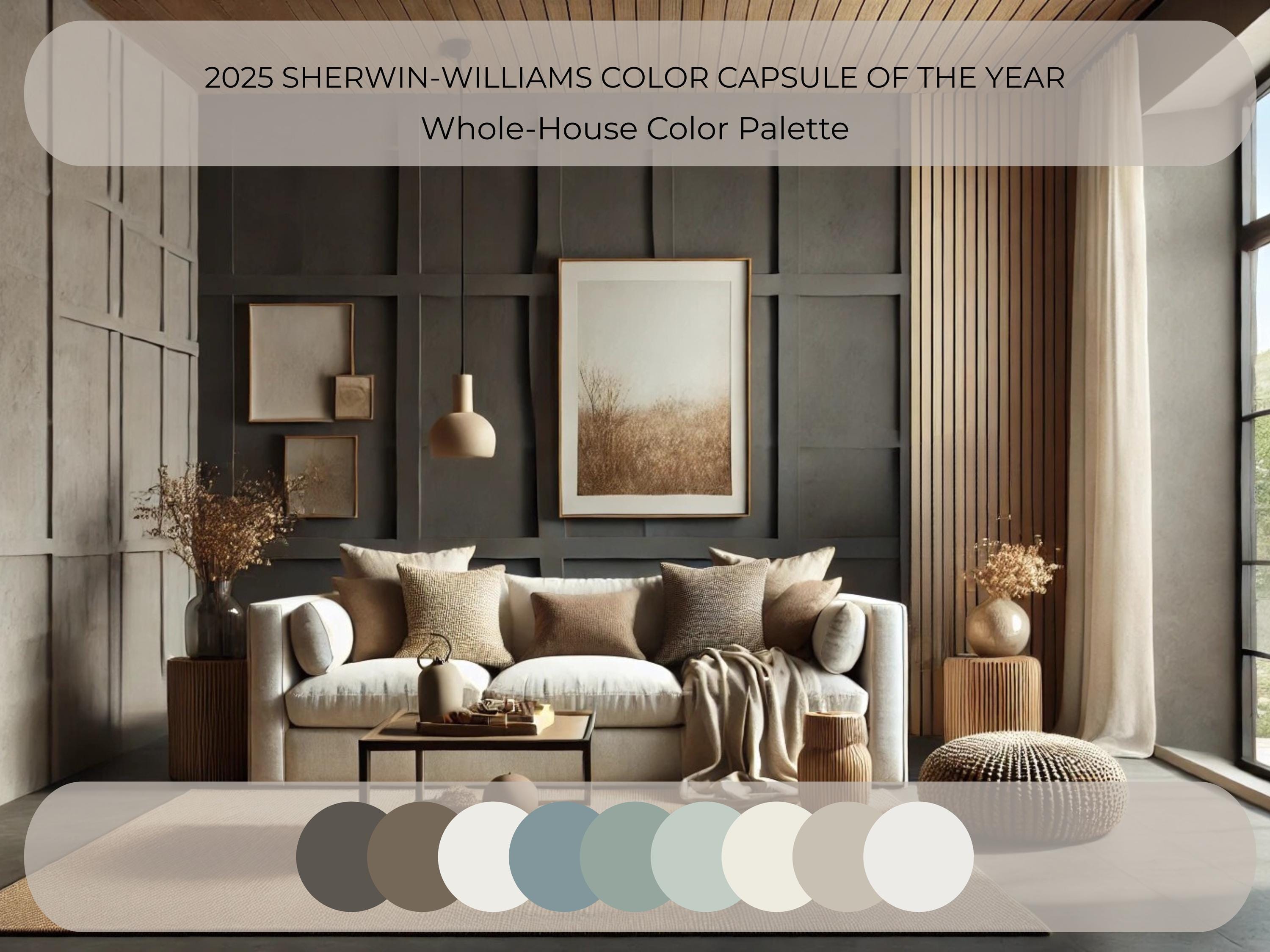 Sherwin Williams Ironclad Coordinating Colors: Whole House Paint Palette | SW 9570 (Instant Download)