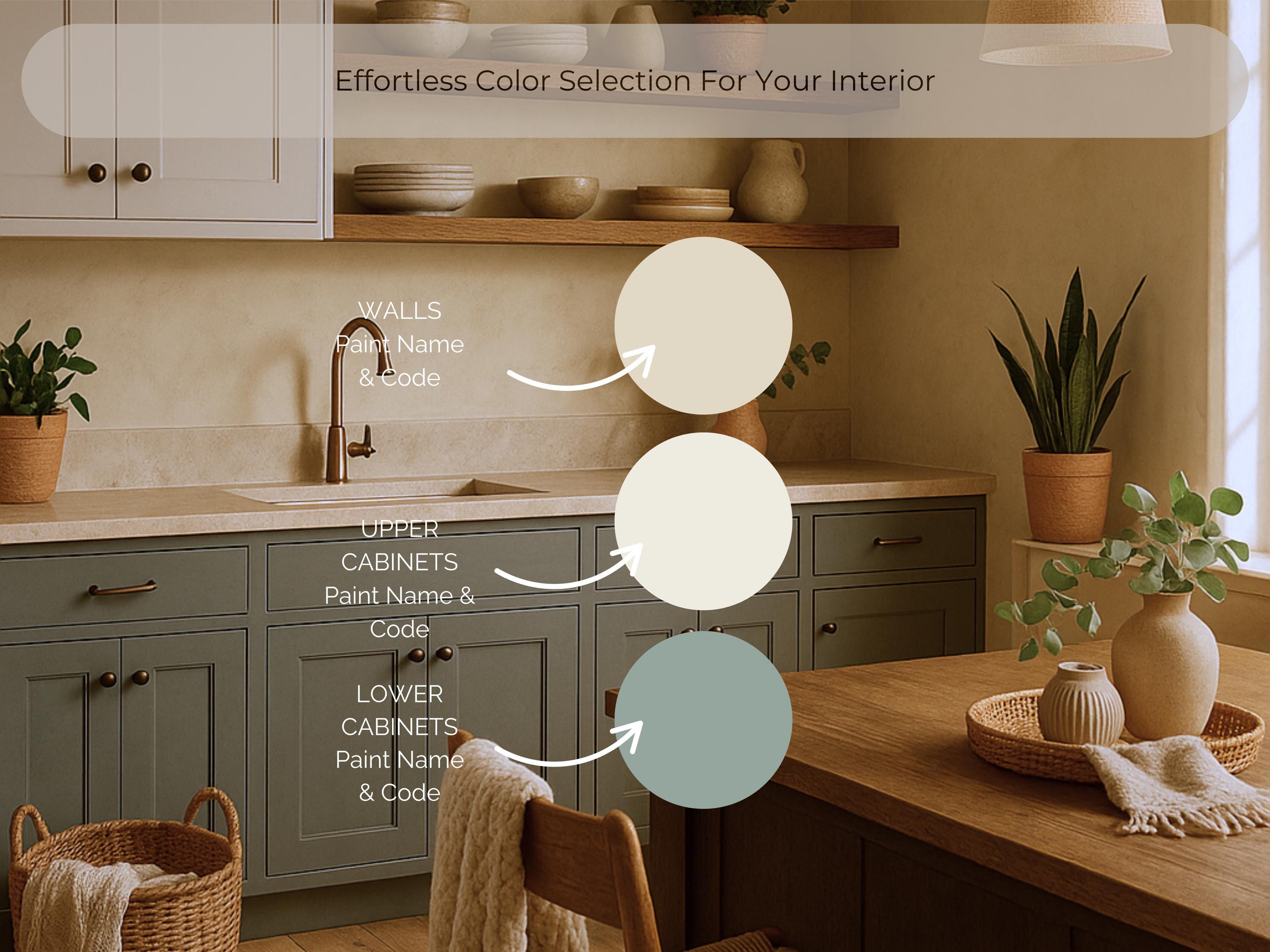 Sherwin Williams Calm Neutral Coordinating Colors: Whole House Paint Palette (Instant Download)
