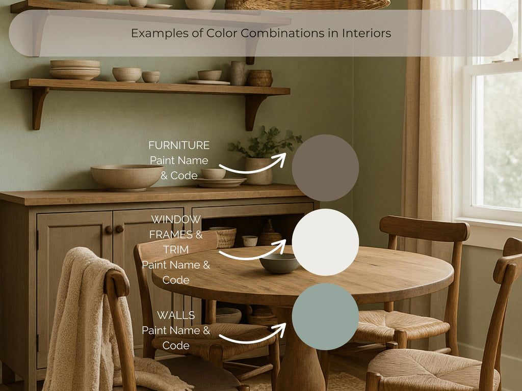 Sherwin Williams Calm Neutral Coordinating Colors: Whole House Paint Palette (Instant Download)