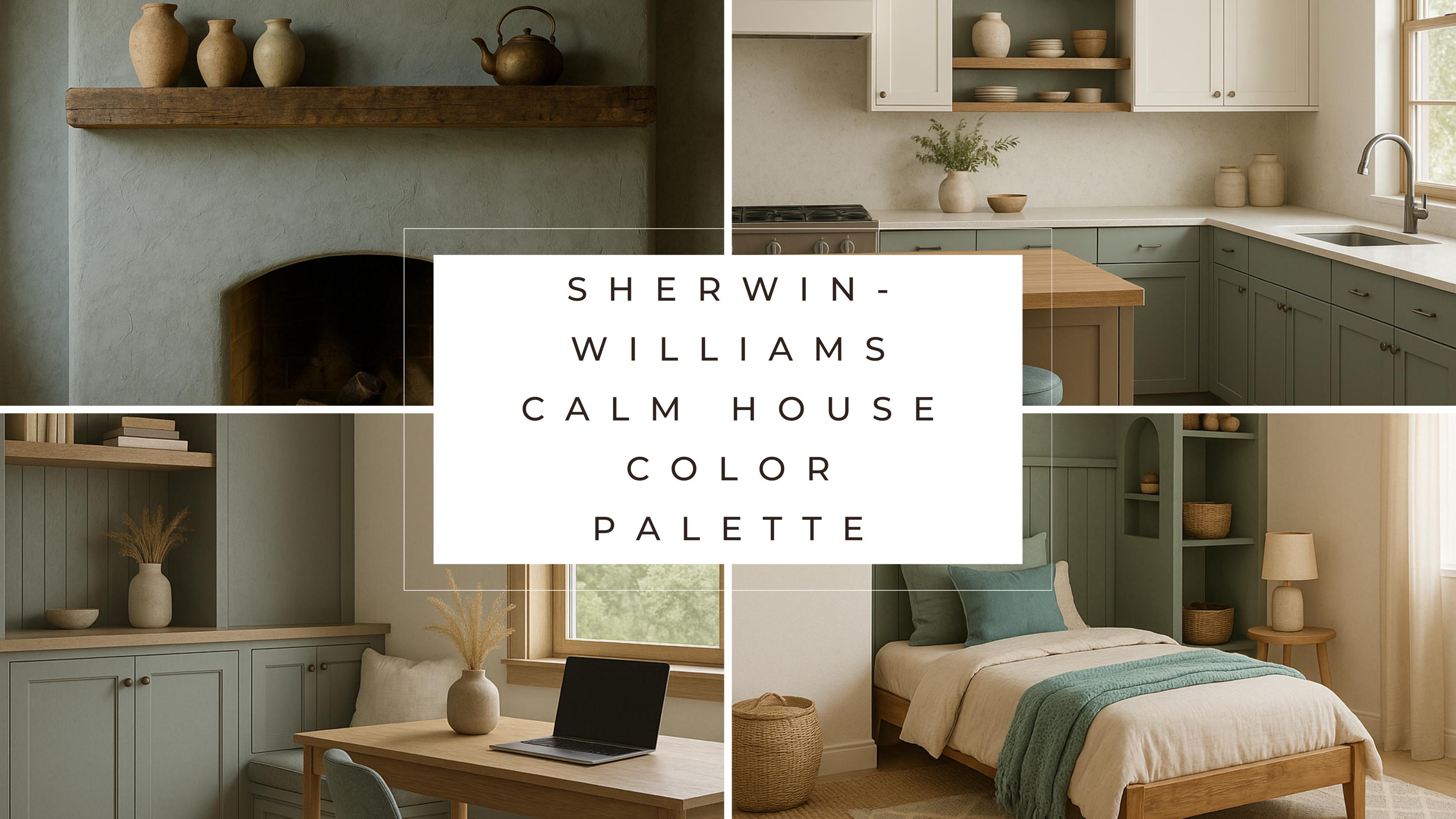 Sherwin Williams Calm Neutral Coordinating Colors: Whole House Paint Palette (Instant Download)