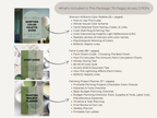 Sheerin Williams color palette guide with product images and text details.