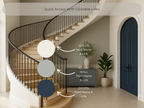 Sherwin Williams Greek Villa Coordinating Colors: Whole House Paint Palette | SW 7551 (Instant Download)