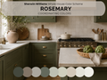Sherwin Williams Rosemary Coordinating Colors: Whole House Paint Palette | SW 6187 (Instant Download)