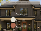 Sherwin Williams Exterior Paint Palette: 4 Warm Earthy Color Schemes, Natural Choice SW 7011 (Digital Download)