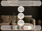 Promotional graphic for Sherwin-Williams Whole-House Palette with a couch and decorative elements.