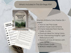 Sherwin Williams Evergreen Fog Coordinating Colors: Mini Whole Home Paint Palette | SW 9130 (Instant Download)