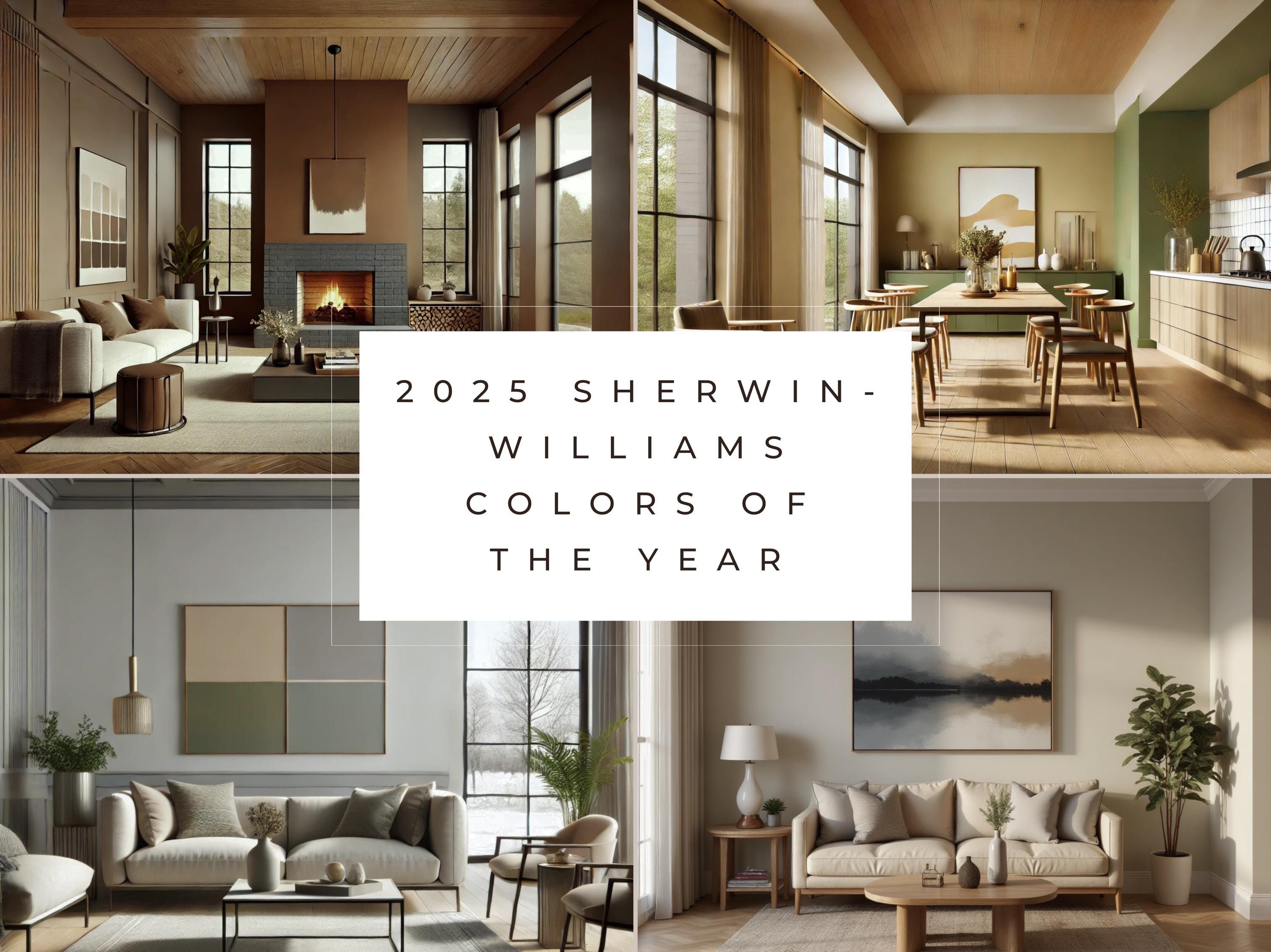 Sherwin Williams Coordinating Colors For Organic Modern Farmhouse: Whole House Paint Palette Guide (Instant Download)