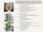 Sherwin Williams Coordinating Colors For Wabi Sabi & Japandi Interiors: Whole House Paint Palette Guide (Instant Download)