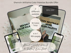 Bundle: Sherwin Williams Sea Salt & Cozy Neutrals Paint Palettes | 30% OFF (Instant Download)